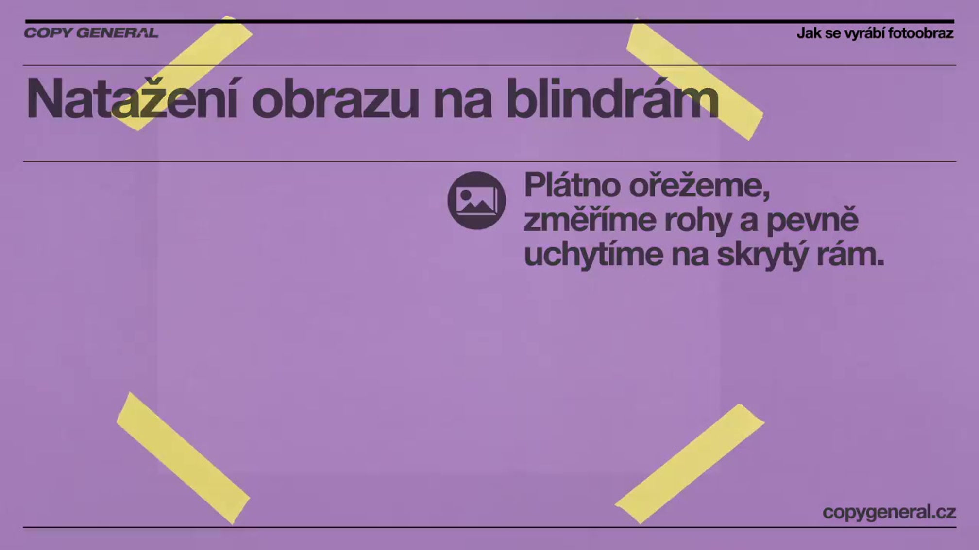 Jak se vyrábí fotoobraz | Copy General